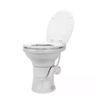Camco Premium Ceramic RV Toilet – Full-Size Ergonomic Design with Gravity Flush – White – 41710