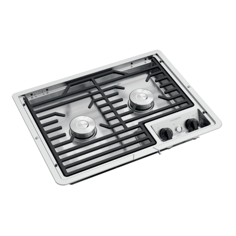 Dometic 2-Burner Drop-In Gas Cooktop, Stainless - 9108917581