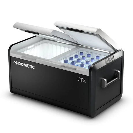 Dometic CFX3 94 Liter/133 Can 12V Compressor Dual-Zone Powered Portable Refrigerator/Freezer - 9600024622