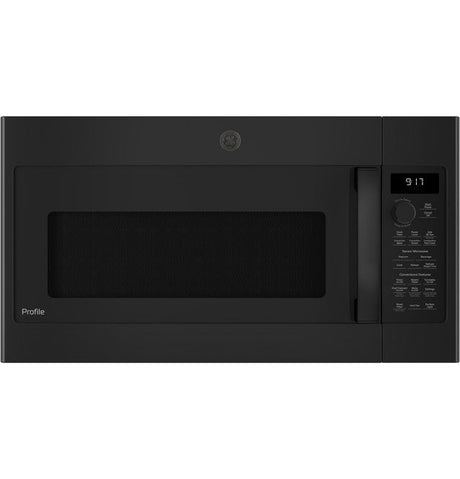 GE Appliances Profileƒ?› 1.7 Cu. Ft. Convection Over-the-Range Microwave Oven - PVM9179DRBB