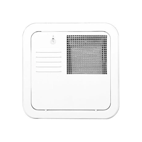 Suburban RV Water Heater Door - Flush Mount - 10, 12 & 16 gallon - White / 6259APW