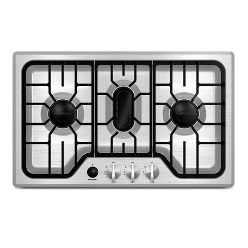 Lippert SS Gas 3 Burner Cooktop - 2021123918