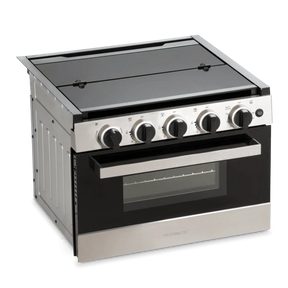 Dometic CRG3335LIFBB 17" 3-Burner Built-In RV Cooktop Range – Brushed Stainless Steel – 9610002671