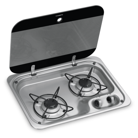 Dometic 2-Burner Drop-In Gas Cooktop, Stainless / 9600037307