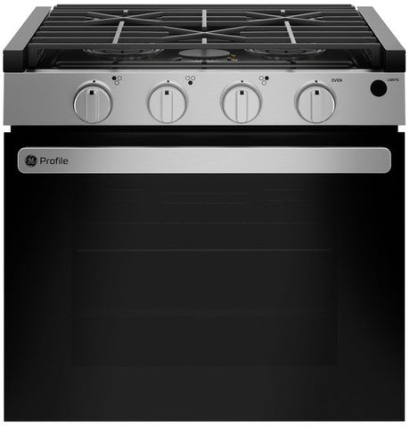 GE Appliances Profileƒ?› 21ƒ?� Drop-In Gas RV Range, Stainless - PLD621RTSS