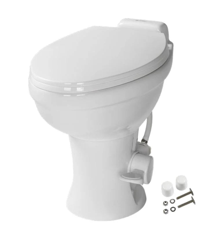 Lippert Flow Max RV Toilet - Elongated Ceramic Bowl 2022113192