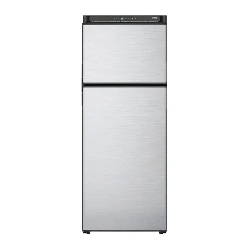 Refrigerador con compresor de CC de 12 V y 10 pies cúbicos de Norcold Polar, bisagra izquierda, acero inoxidable / 50-N10DCSSL