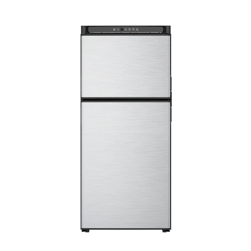 Refrigerador con compresor de CC de 12 V y 8 pies cúbicos de Norcold Polar, bisagra derecha, acero inoxidable / 50-N8DCSSR