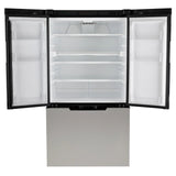 Refrigerador con compresor de CC de 12 V y 10 pies cúbicos de Norcold Polar, bisagra derecha, acero inoxidable / 50-N10DCSSR