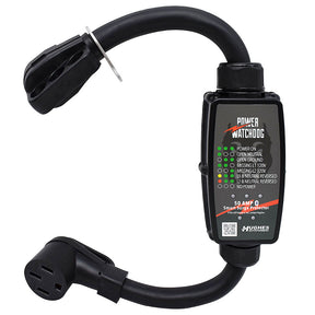 Hughes Power Watchdog – 50 Amp Smart RV Surge Protector – Gen I – 6,100 Joules – Bluetooth Monitoring - PWD50