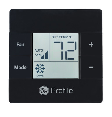 GE Appliances AC Single Zone Wall Thermostat - Black - RGRWT2B