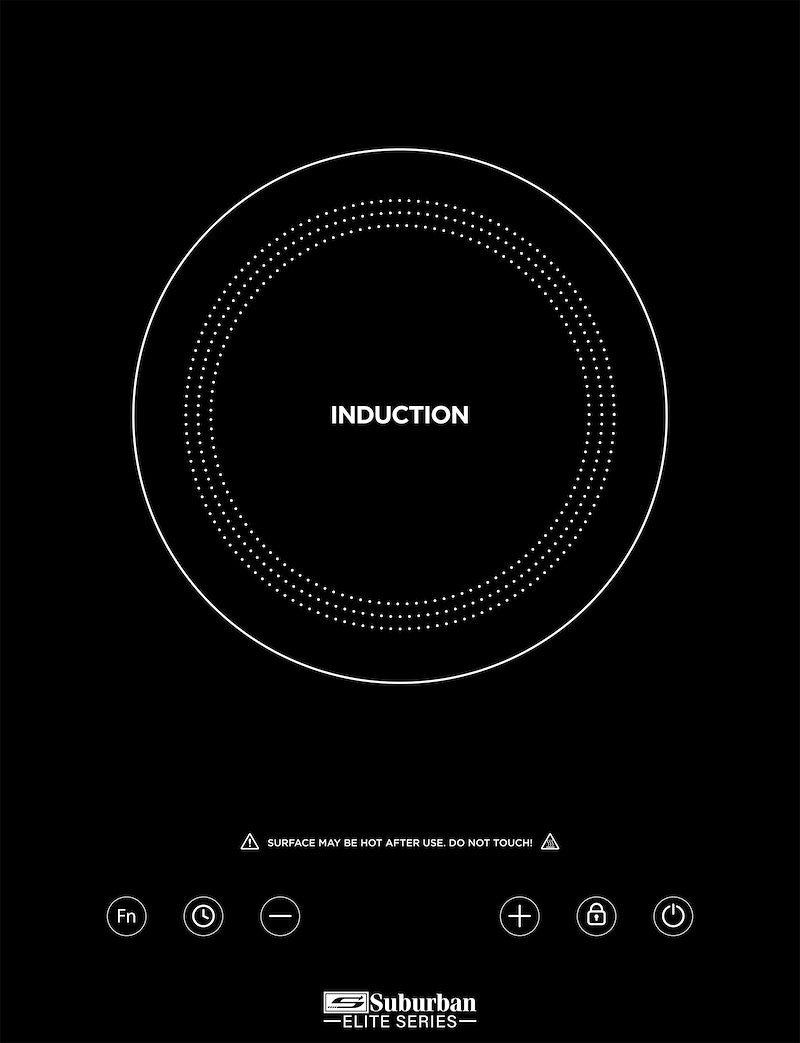 Suburban Single Element Induction Cooktop - 3308A