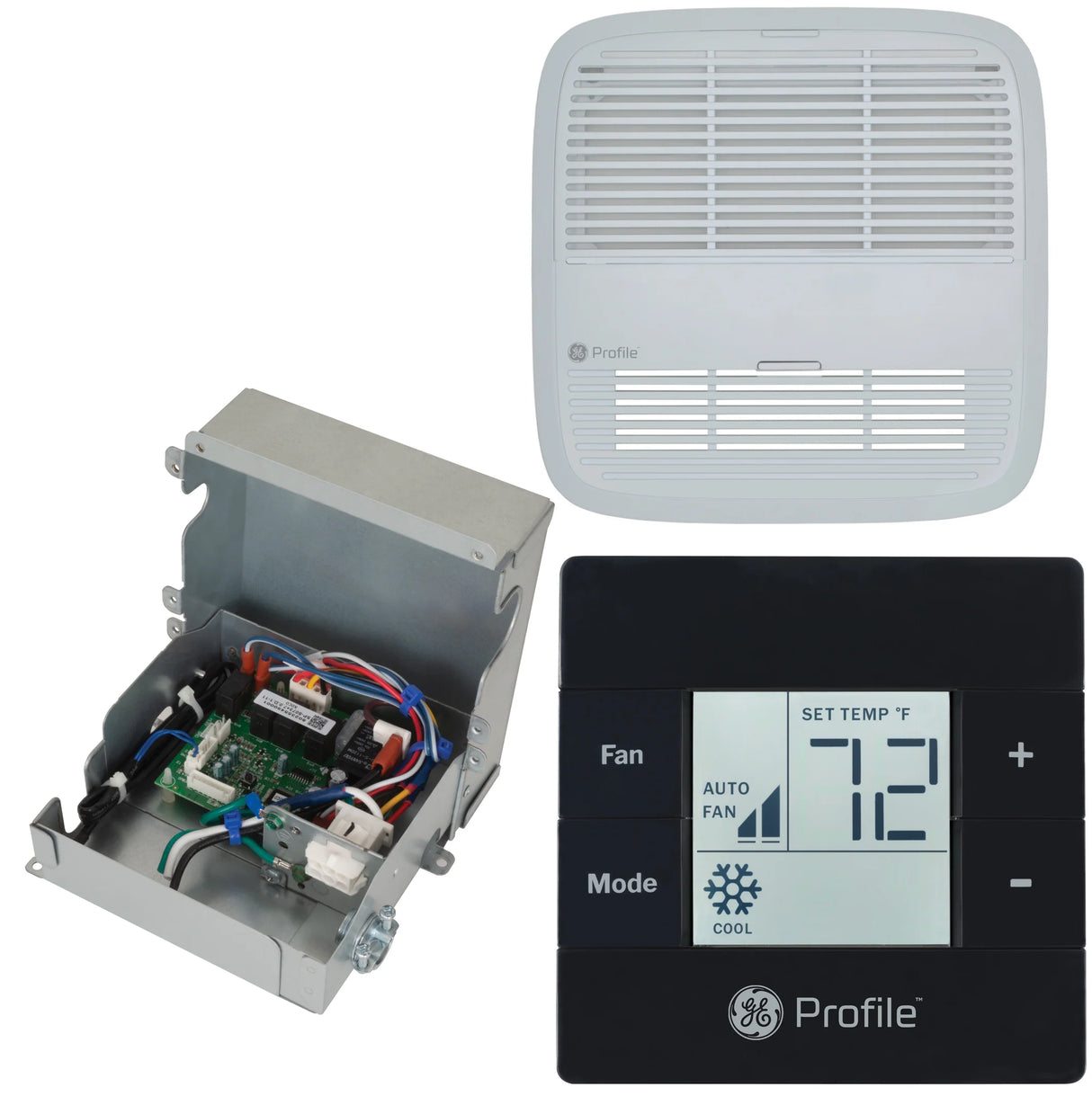 GE Appliances Ducted Air Conditioner Accessory Kit - Black - RVACS-DKITB