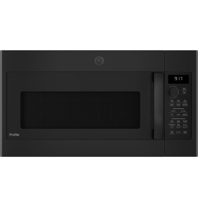 Horno microondas de convección sobre la estufa GE Profile™ de 1,7 pies cúbicos / PVM9179DRBB