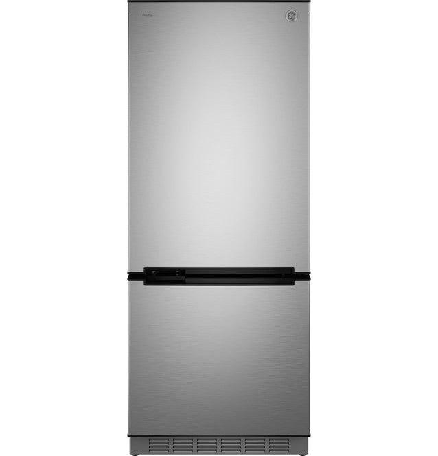 Refrigerador GE Profile™ de 10,0 pies cúbicos, 12 V CC, con congelador inferior / PBV10RSTSS